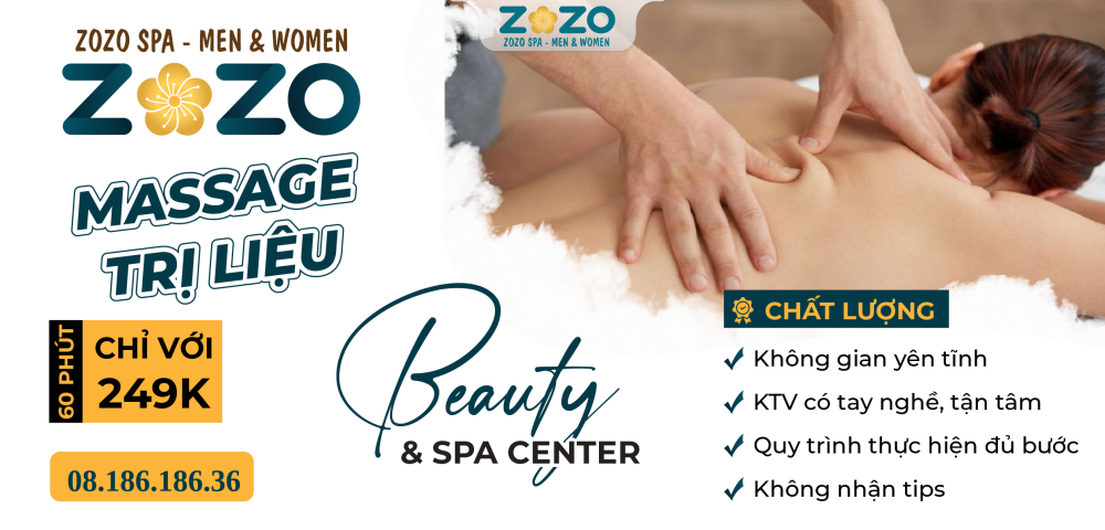 ZOZO Spa – Thiên Đường Thư Giãn Dành Riêng Cho Phái Mạnh